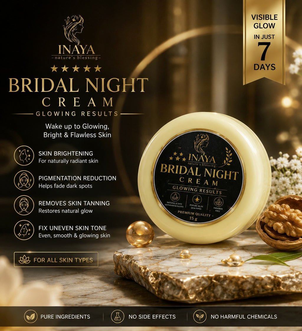 Inaya Bridal Night Cream – Glowing Results